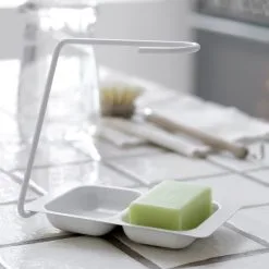 Stål øvrige Steel-Function 2-rums Opvaskestativ -Køkkenudstyr 10556 drying rack 2 divisions white coated