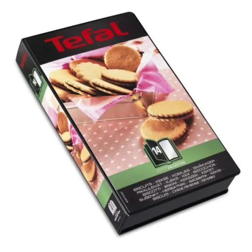 Toastere Tefal Snack Collection – Biscuits Plader (Box 14) -Køkkenudstyr 3045386373659 XA801412 Tefal tilbehoer smaakager
