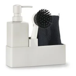 Opvaske Artikler, Køkken Hygiejne Zone – Grå Opvaskesæt