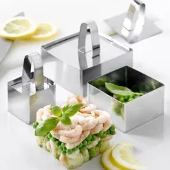 Udstikkerforme & Bageringe Steel-Function Udstikkerforme – Kvadrat Eller Rund (9 Dele)