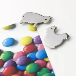 Stål øvrige Steel-Function Rustfrie Figurer Med Magneter (2 Stk.)