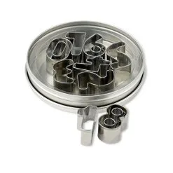 Udstikkerforme &amp; Bageringe Blomsterberg Udstikkersæt – Tal